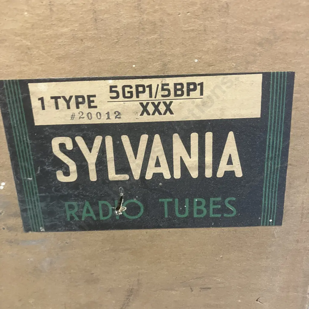 Vintage Sylvania 5GP1/5BP1 Cathode Ray Tube, 11 Pin - 1940s / 1950s Image 1++