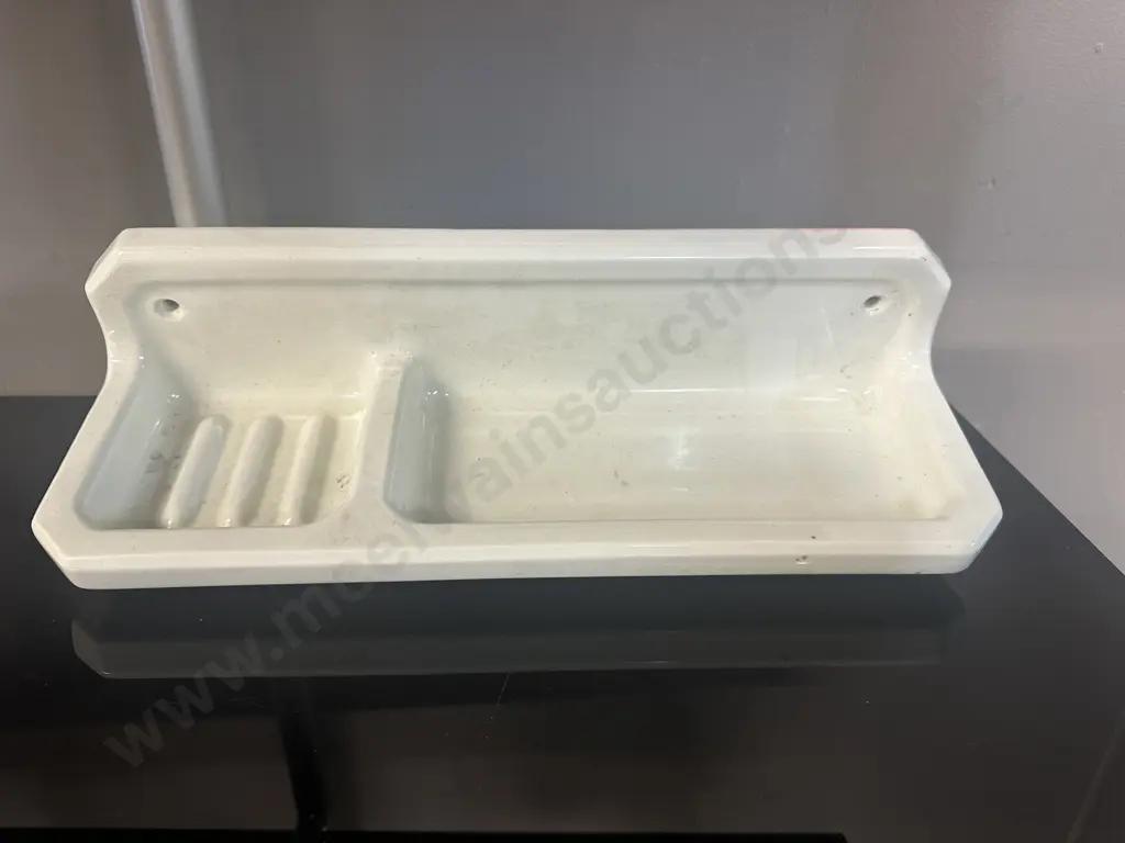 Vintage Wall Mounted Soap Dish Shelf Made In England #132, 4/39 Image 1++
