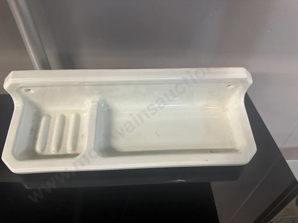 Vintage Wall Mounted Soap Dish Shelf Made In England #132, 4/39 Image 1++