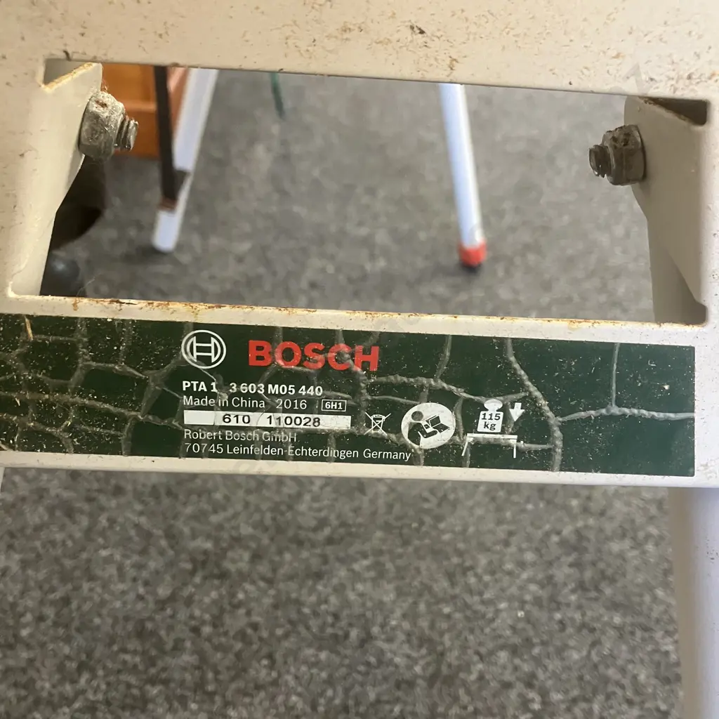 Bosch Sliding Compound Mitre Saw PCM1800 SD - 1800 Watt, 254mm With Bosch Mitre Saw Stand PTA 1 Image 1++