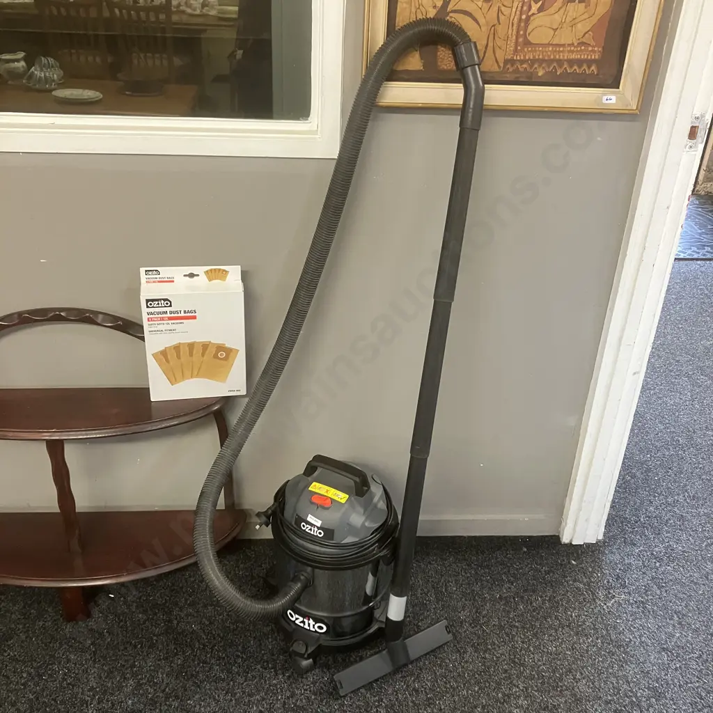 Ozito Wet & Dry Vacuum Model VWD-1212 With Dust Bags Image 1++
