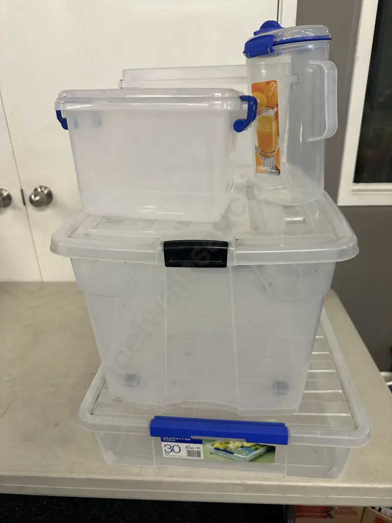 Clear Bins Including Sistema Image 1++