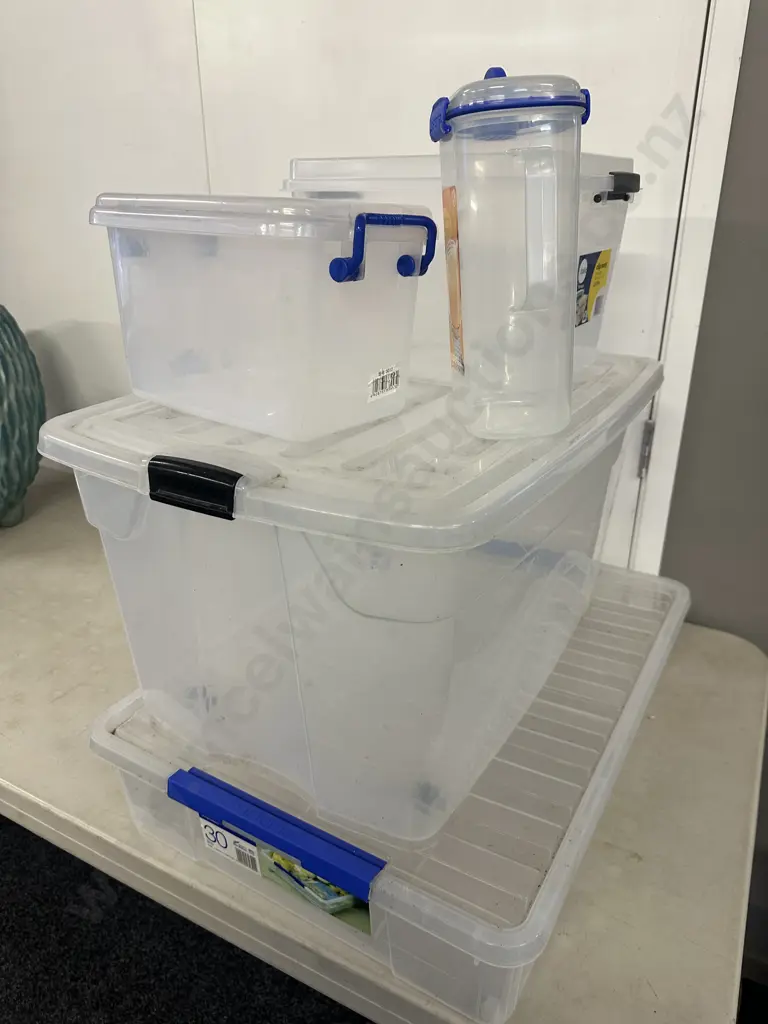 Clear Bins Including Sistema Image 1++