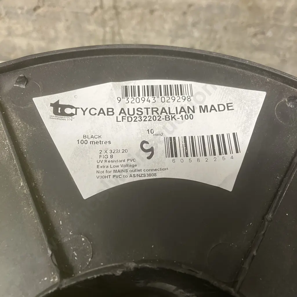 TYCAB LFD232202-BK-100 Part 100 Meter Roll Image 1++