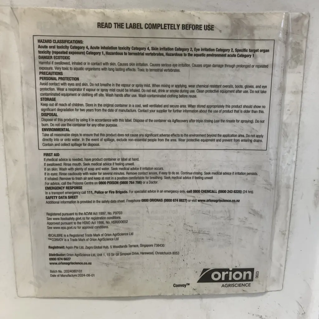 Orion Convoy Fungicide 10 litres Image 1++