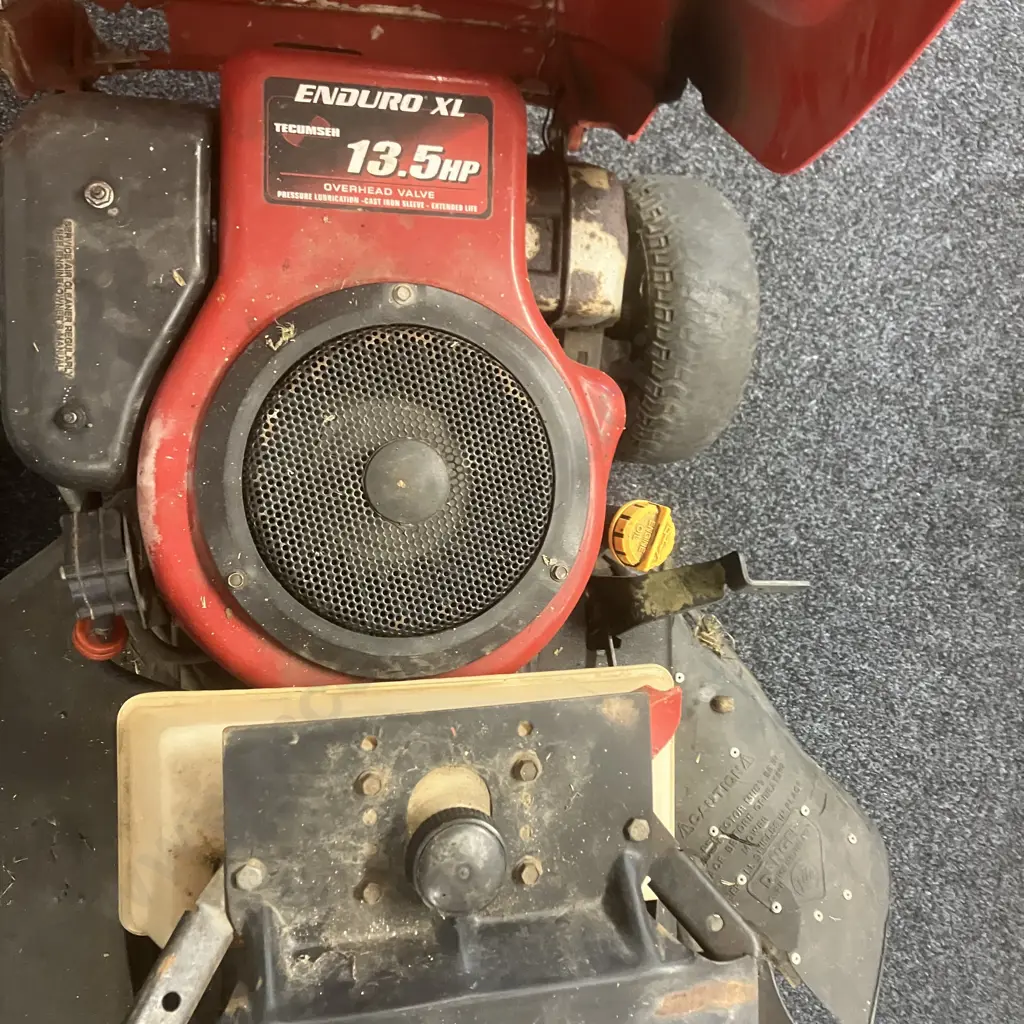 Masport Ride-On Mower With 13.5Hp Tecumseh Motor - Rough Condition, Been Sitting For 12 Months (Sold As-Is Where-Is) Image 1++
