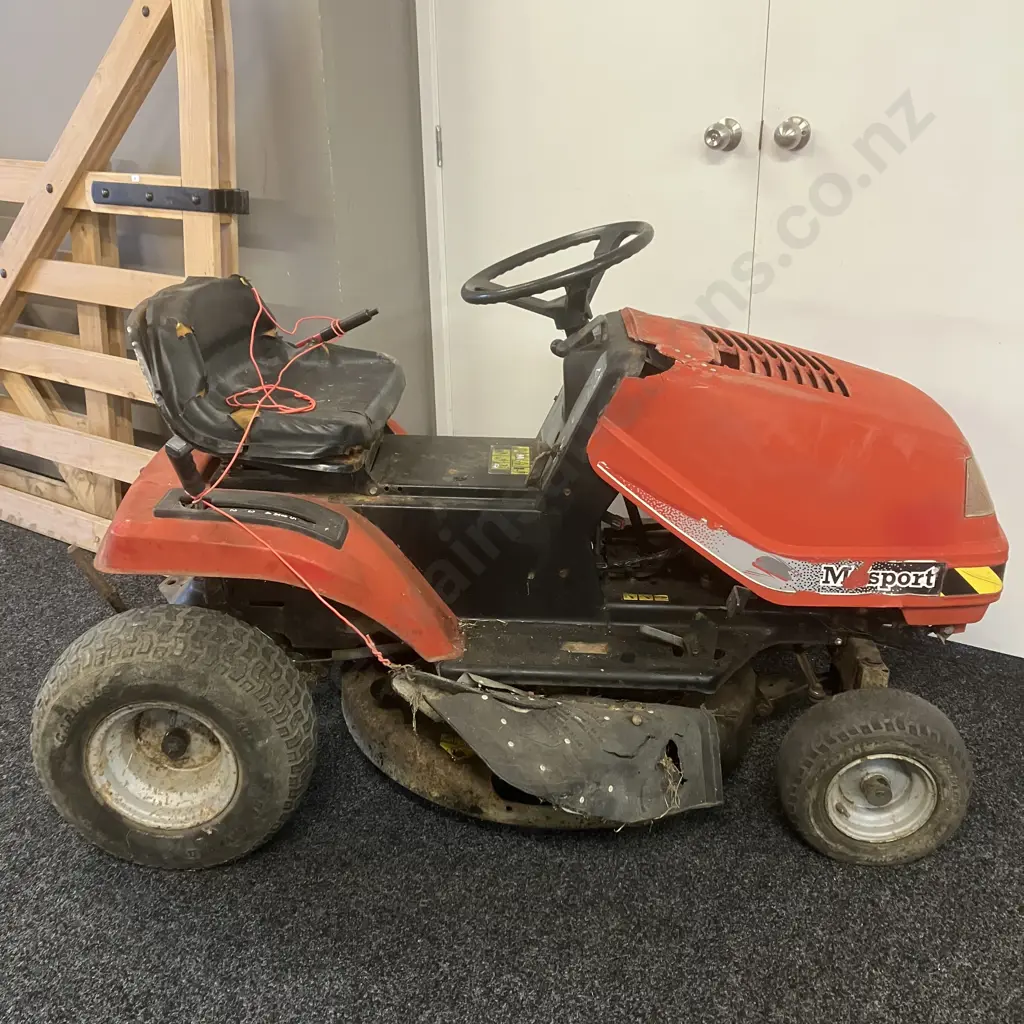 Masport Ride-On Mower With 13.5Hp Tecumseh Motor - Rough Condition, Been Sitting For 12 Months (Sold As-Is Where-Is) Image 1++