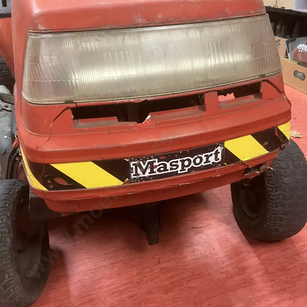 Masport Ride-On Mower With 13.5Hp Tecumseh Motor - Rough Condition, Been Sitting For 12 Months (Sold As-Is Where-Is) Image 1++