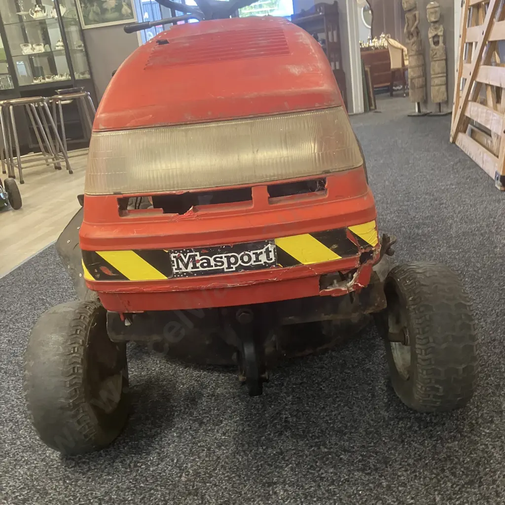 Masport Ride-On Mower With 13.5Hp Tecumseh Motor - Rough Condition, Been Sitting For 12 Months (Sold As-Is Where-Is) Image 1++