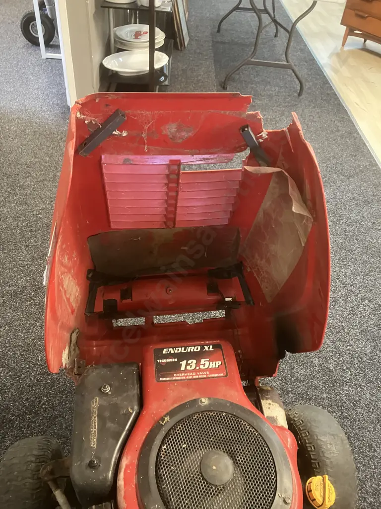 Masport Ride-On Mower With 13.5Hp Tecumseh Motor - Rough Condition, Been Sitting For 12 Months (Sold As-Is Where-Is) Image 1++