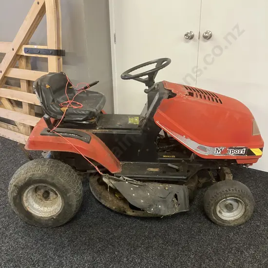 Masport Ride-On Mower With 13.5Hp Tecumseh Motor - Rough Condition, Been Sitting For 12 Months (Sold As-Is Where-Is)
