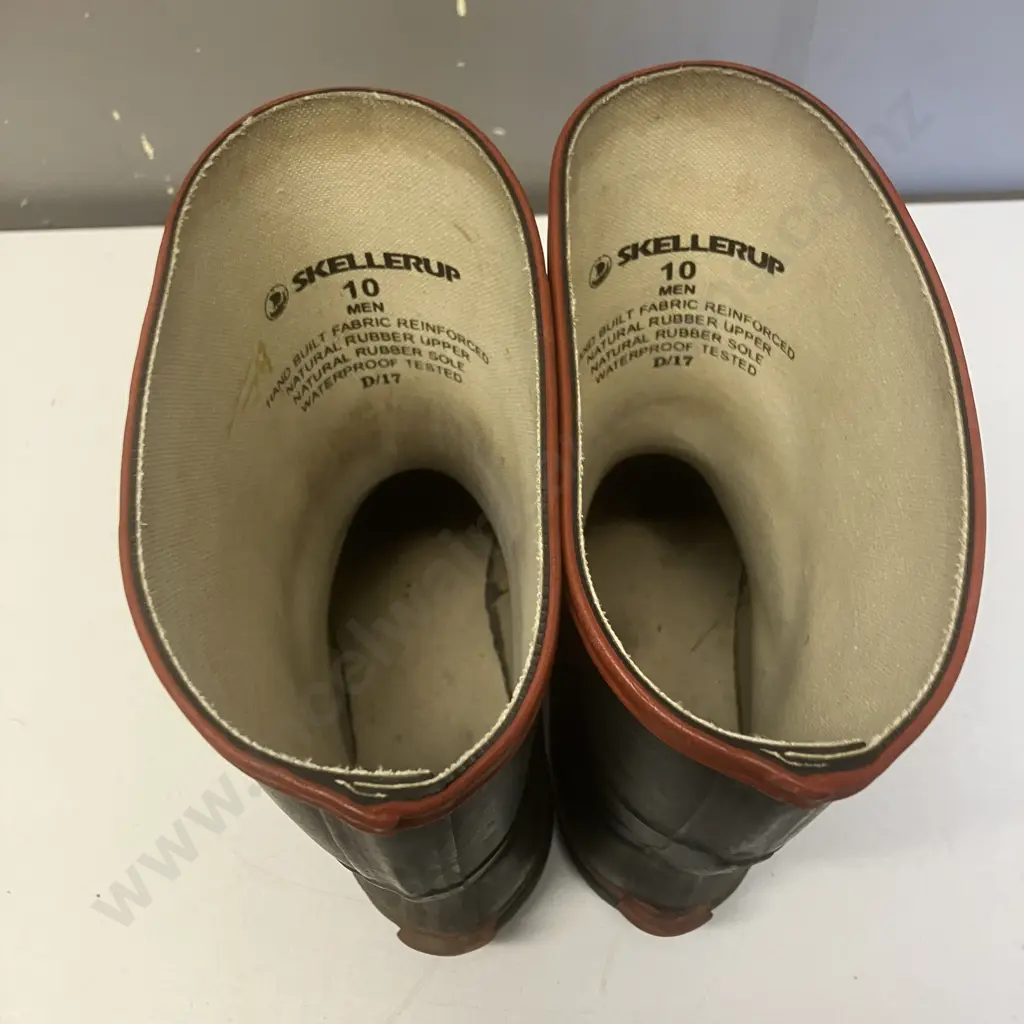 Red Band Gumboots Mens Size 10 Image 1++