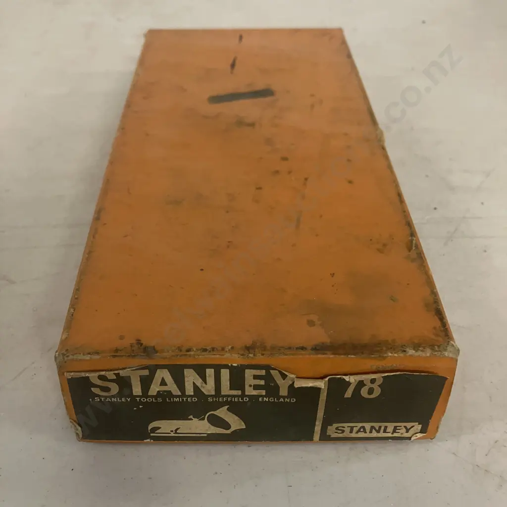 Vintage Stanley No. 78 Duplex Rabbet Plane With Original Box & Instructions - Made In Sheffield England Image 1++