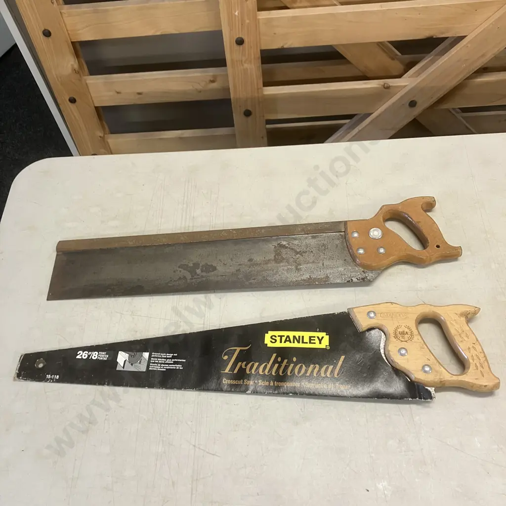 Stanley USA Mitre Saw & Traditional Crosscut Saw Image 1++