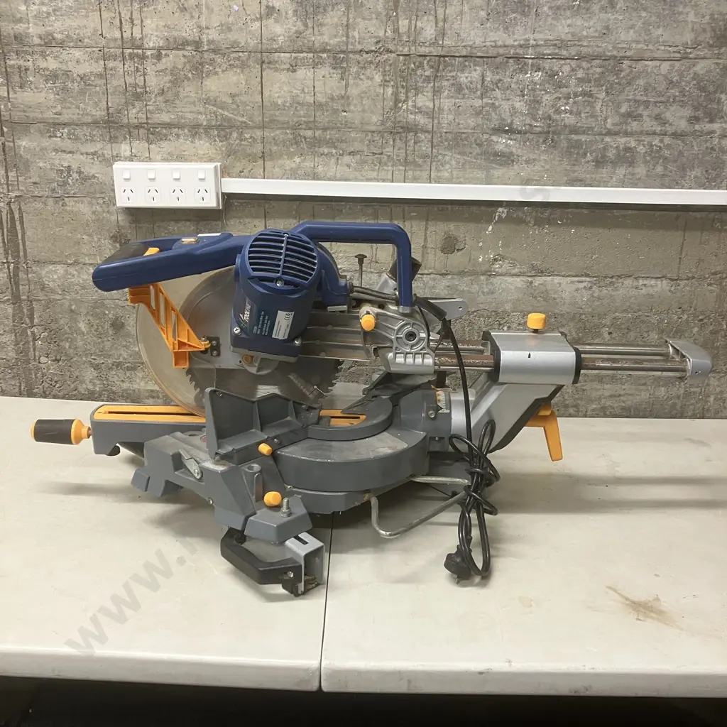 Tooline 254mm Sliding Mitre Saw CSS254 - Dual Bevel Slide Compound Mitre Saw, 1800 Watts Image 1++