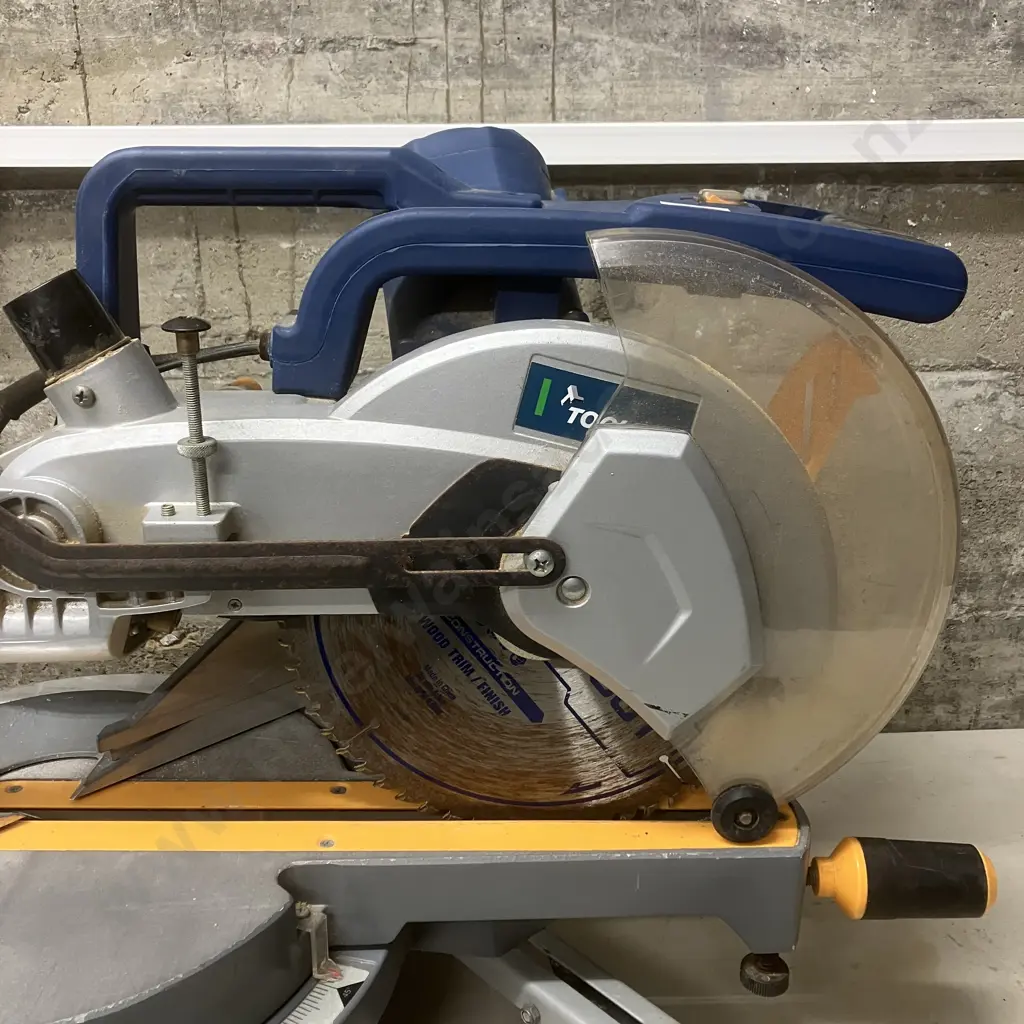 Tooline 254mm Sliding Mitre Saw CSS254 - Dual Bevel Slide Compound Mitre Saw, 1800 Watts Image 1++