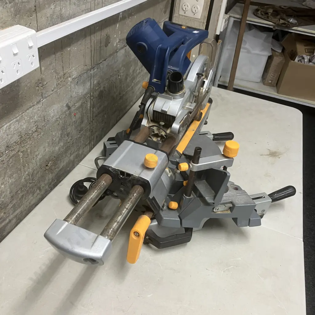 Tooline 254mm Sliding Mitre Saw CSS254 - Dual Bevel Slide Compound Mitre Saw, 1800 Watts Image 1++
