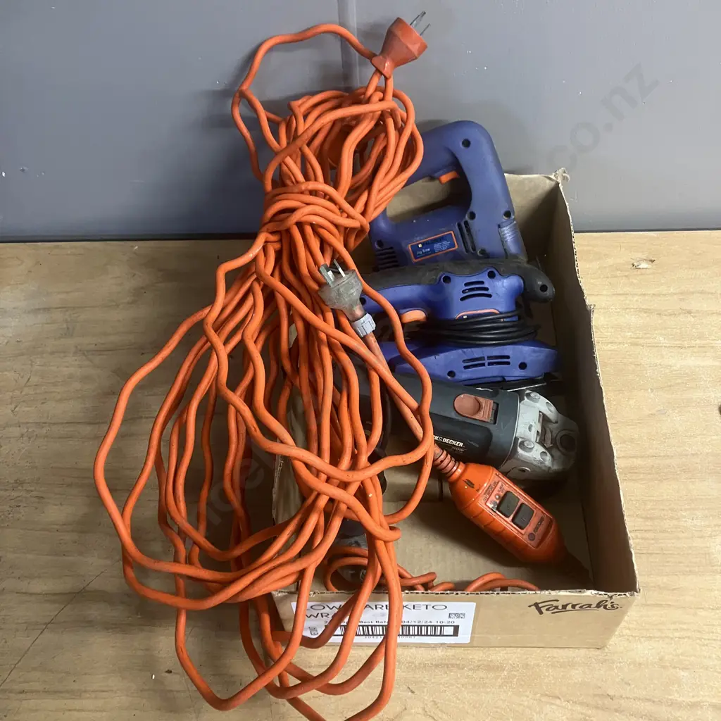 Power Tools, PDL Powerguard, Orange Extension Lead Image 1++