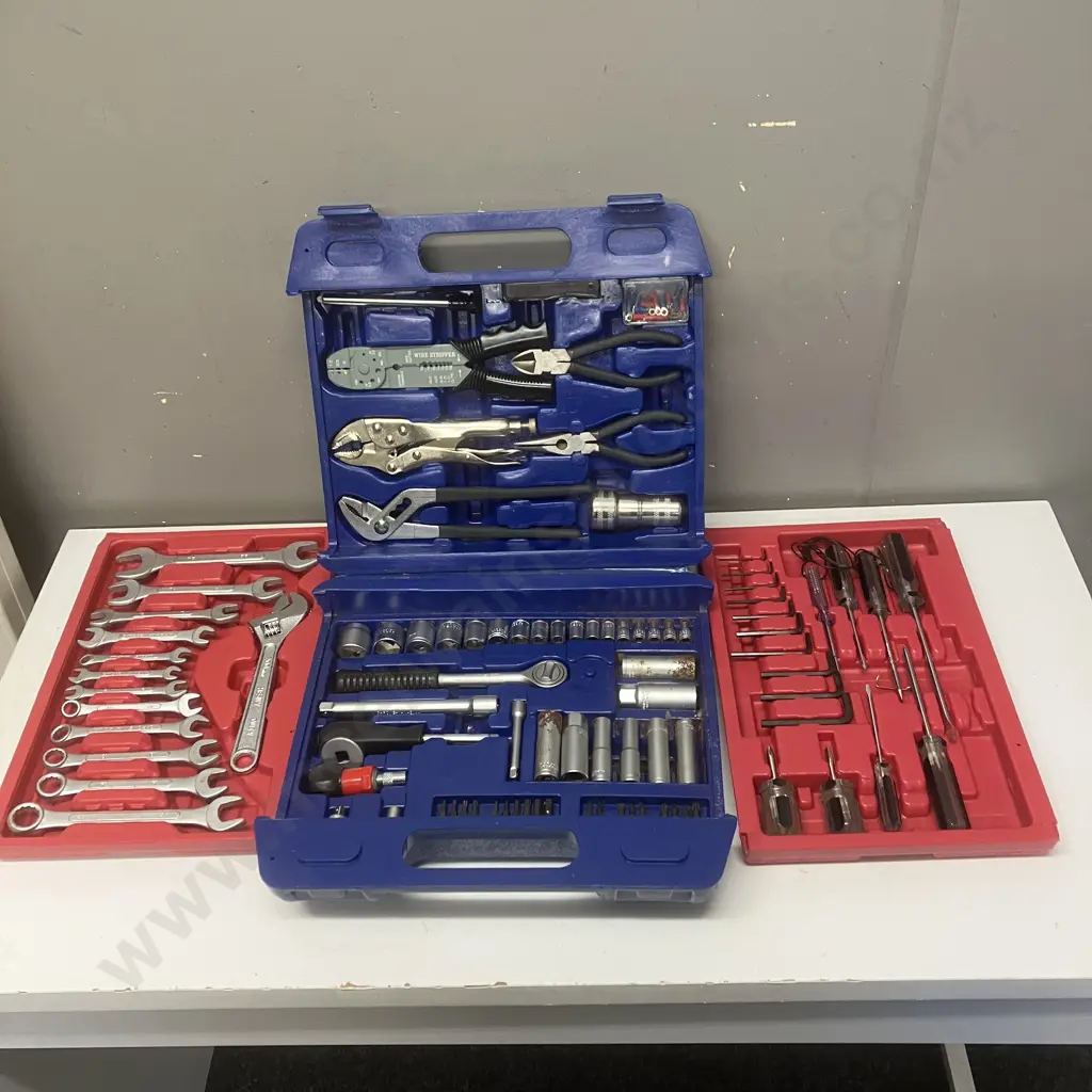 Tool Set In Moulded Carry Case Image 1++