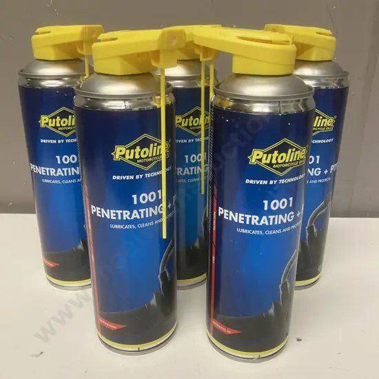 Putoline 1001 Penetrating Spray & PTFE - 5 x 500mls