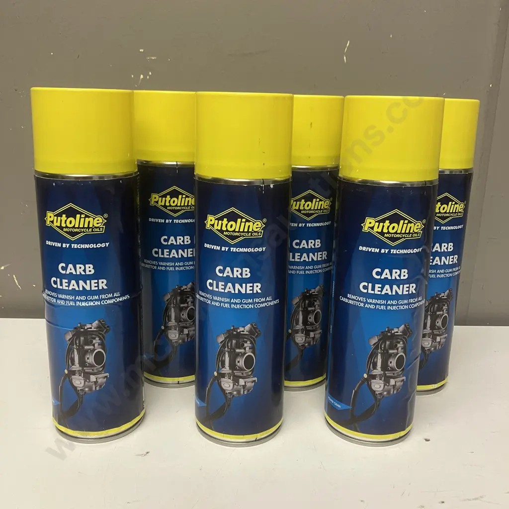 Putoline Carb Cleaner Spray - 6 x 500mls Image 1++