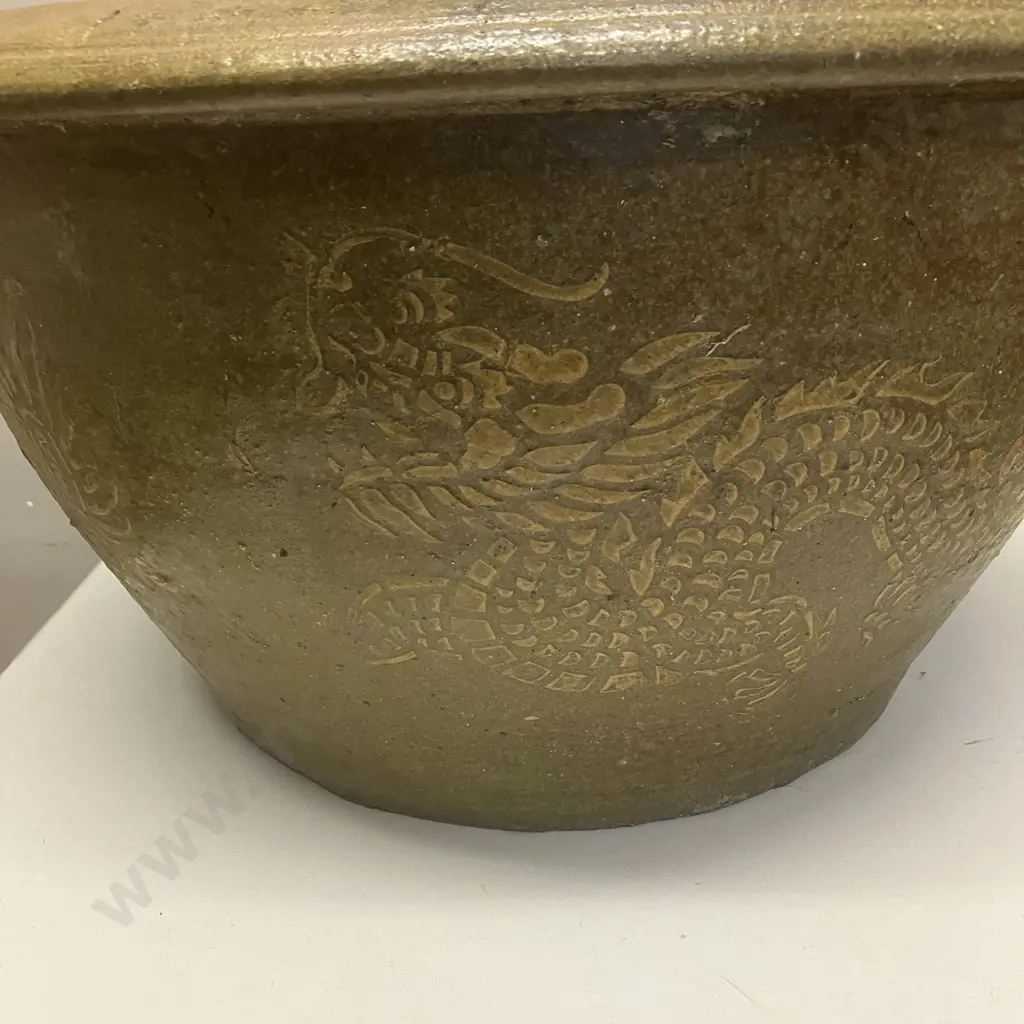 Set of Three Dragon Pots - Graduated Sizes Image 1++