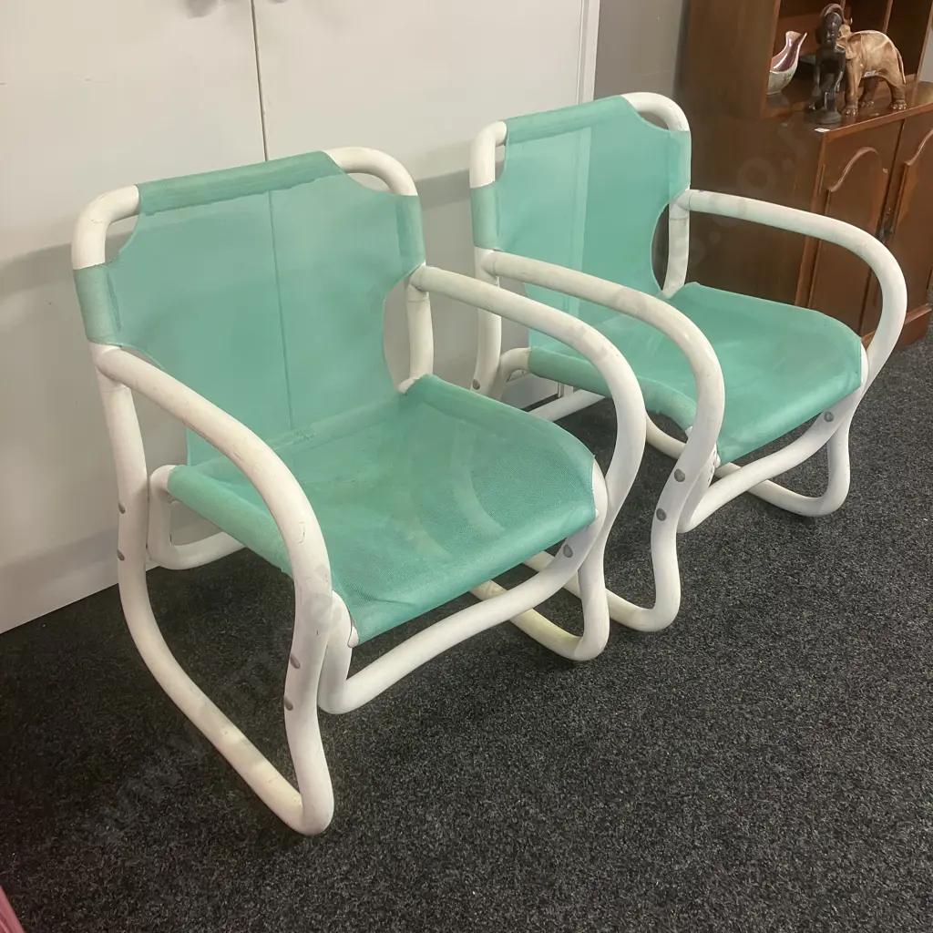 Pair Of Komar Polycane Leisure Furniture Outdoor Chairs Image 1++
