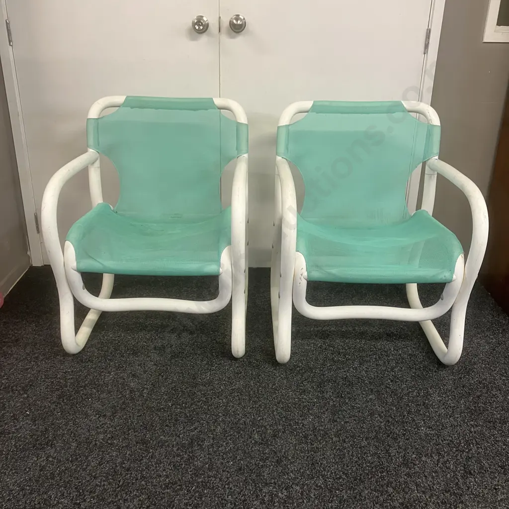 Pair Of Komar Polycane Leisure Furniture Outdoor Chairs Image 1++