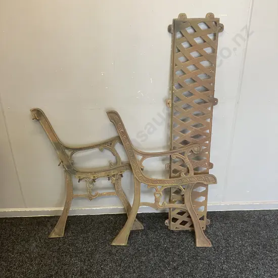 Victorian Cast Iron Park Bench Ends