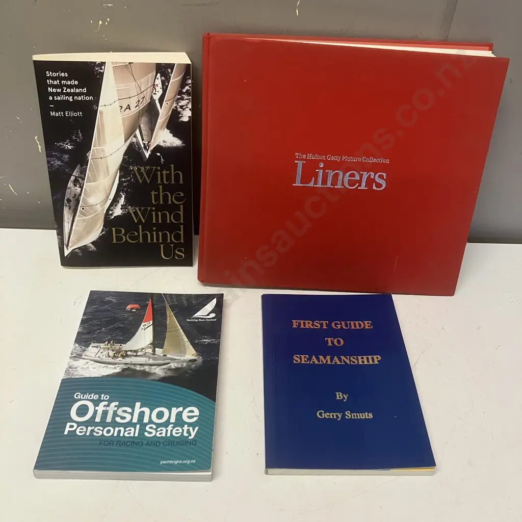 First Guide To Seamanship, Offshore Personal Safety, With The Wind Behind Us, Hulton Getty 'Liners' Image 1++