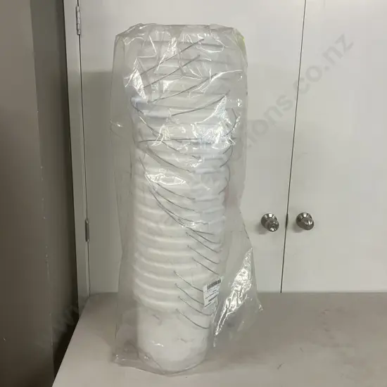 20 x Food Grade Opaque Round Pails With Wire Handles -10 Litre