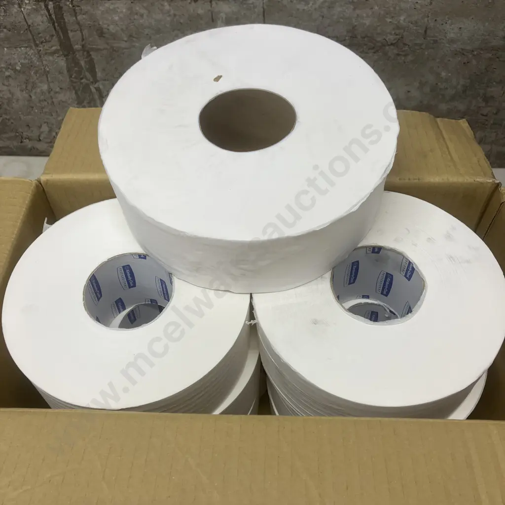 Kleenex Compact Jumbo Roll Toilet Tissue x 6 Rolls With 8 x Rolls Of Unbranded Toilet Tissue Image 1++