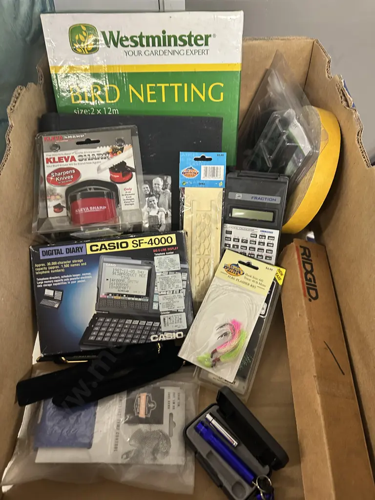 Westminster Bird Netting, Kleva Knife Sharpener, Stationary Etc Image 1++