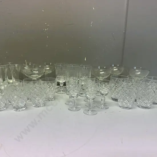 Selection Of Glasses Including Crystal