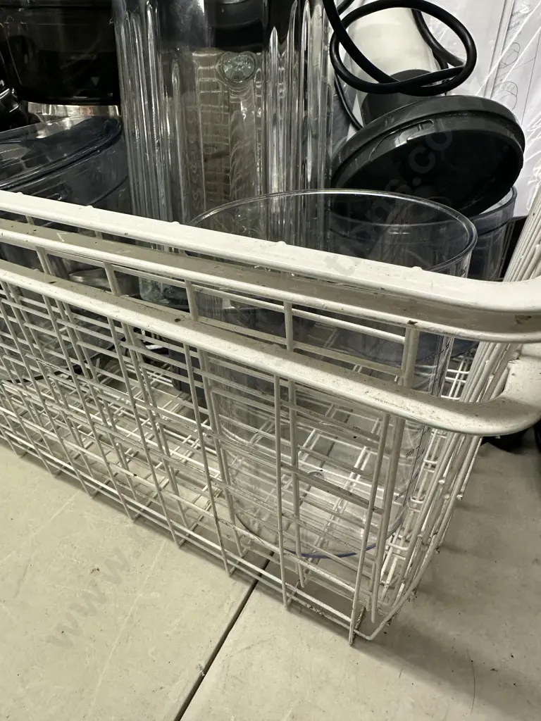 Assorted Kitchen Appliances Including Living & Co Air Fryer, Breville Juice Fountain, Kenwood Attachments Etc (as found) Image 1++