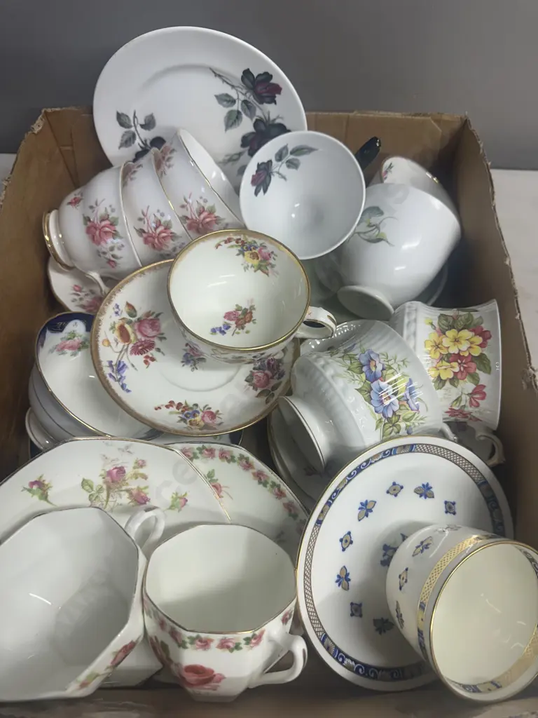 Vintage China Duos Includes Royal Doulton, Hammersley Etc Image 1++