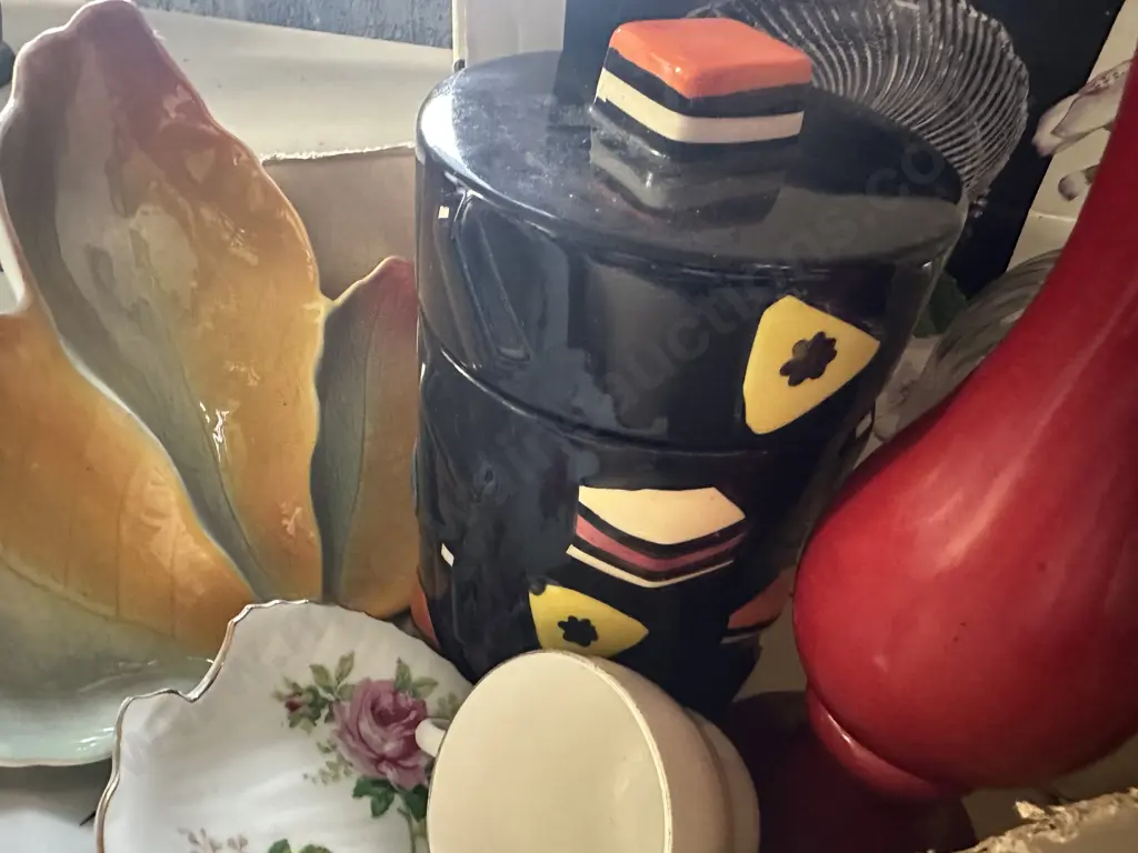 Lolly Cannisters, Platter, China Items Etc Image 1++