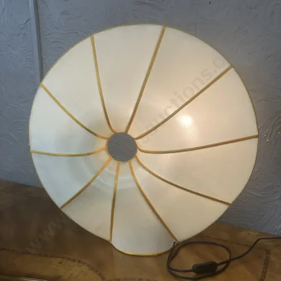 Large Shell Shaped Lamp. 58 x 60cm