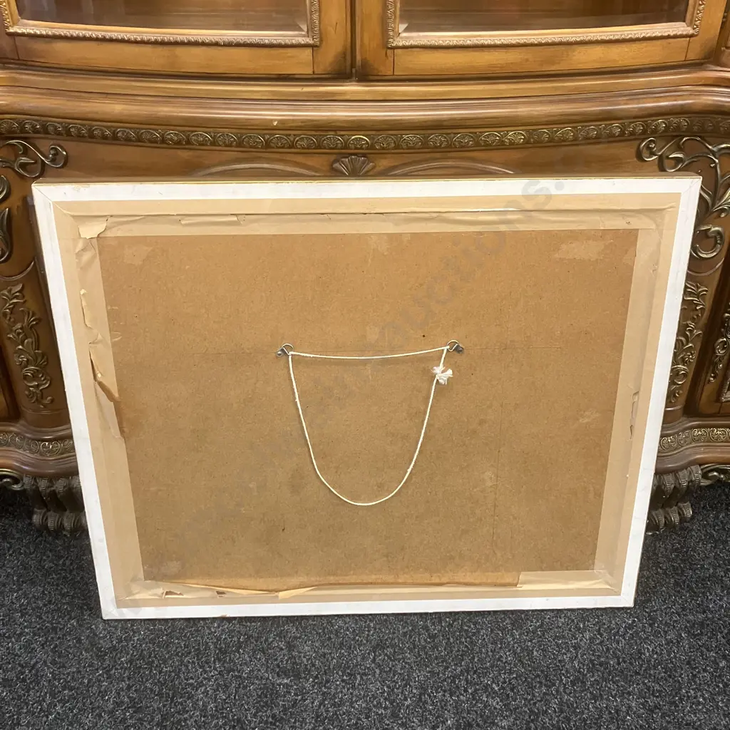 "Night Mists" by Montague Dawson (English,1895-1973) Framed Art Print. 68.5 x 84.5cm Image 1++