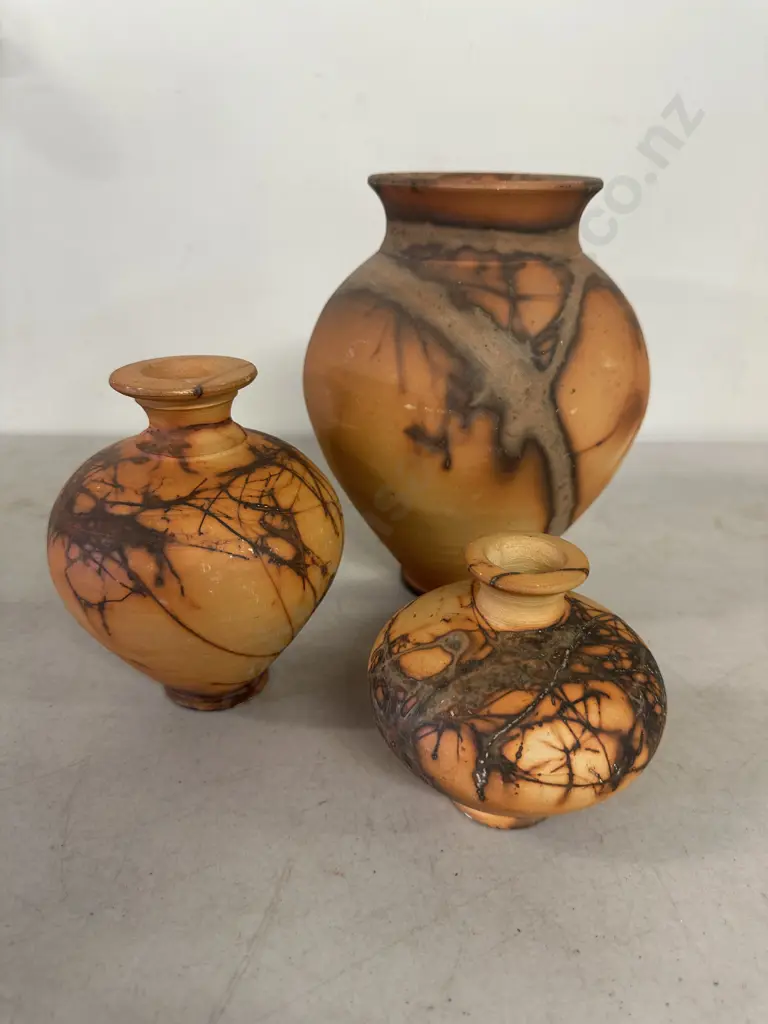 Selection Of Pottery Vases Terracotta Patterned Image 1++