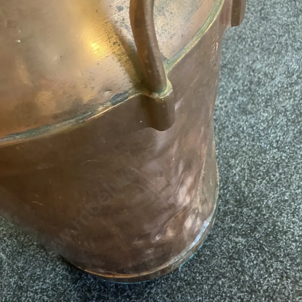Copper Milk Can. H66cm Image 1++