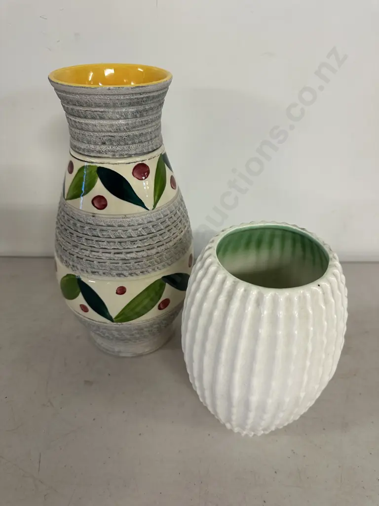 Vintage 1950s Vases x2 Including Bay Keramik  Image 1++