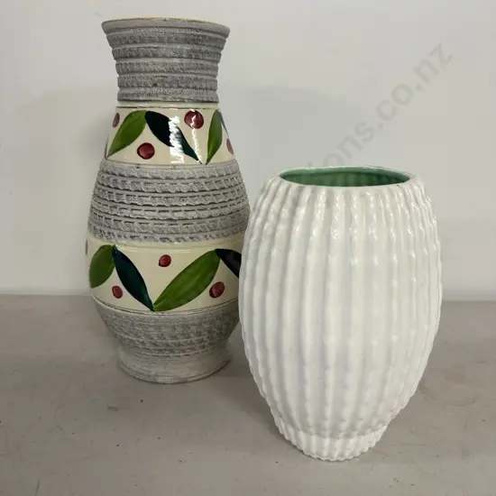Vintage 1950s Vases x2 Including Bay Keramik 