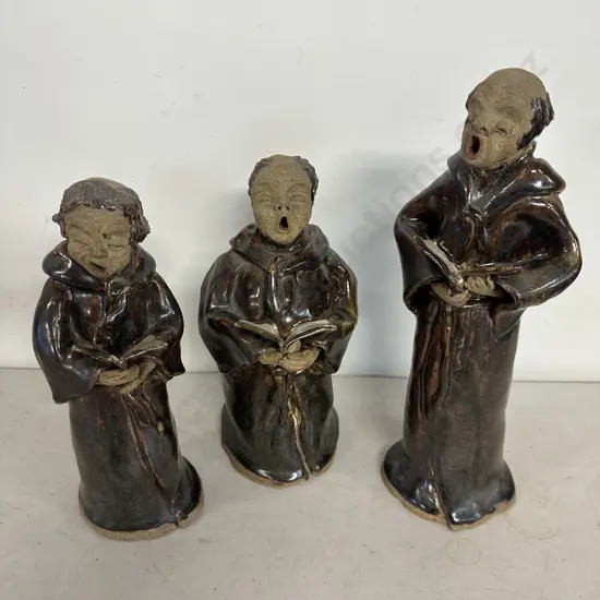 Vintage Pottery Choir Monks