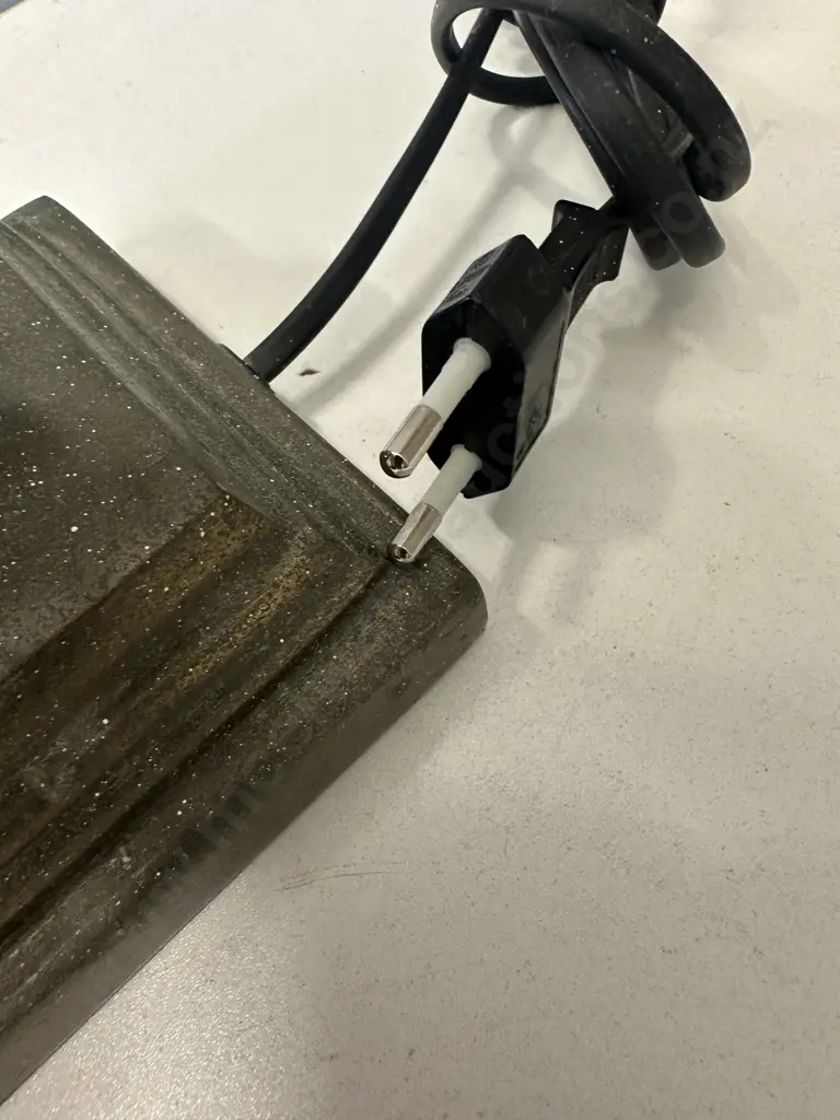 Pair Of L&L Collections Table Lamps Brass Coloured Bases & Cream Fabric Shades (as found) H66cm. Image 1++