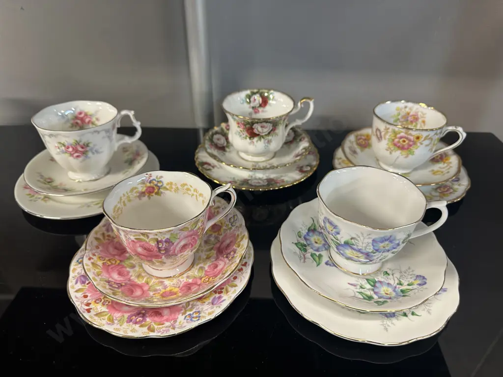 Vintage Royal Albert Trios x 5 Image 1++