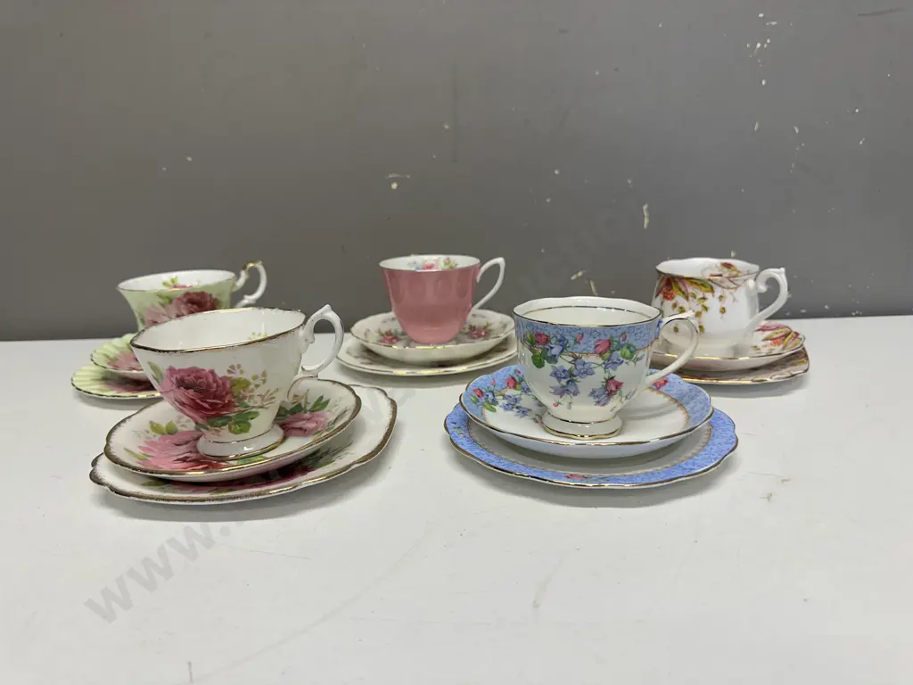 Vintage Royal Albert Trios x 5 Image 1++