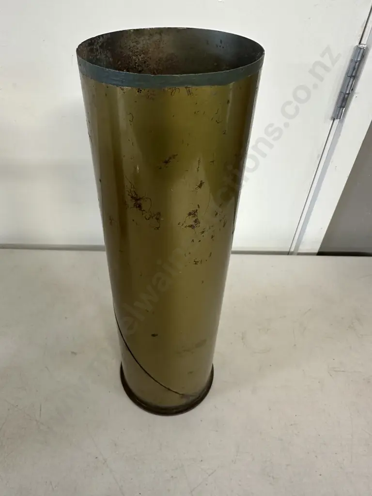 Vintage Brass Artillery Shell Casing H37cm. Image 1++