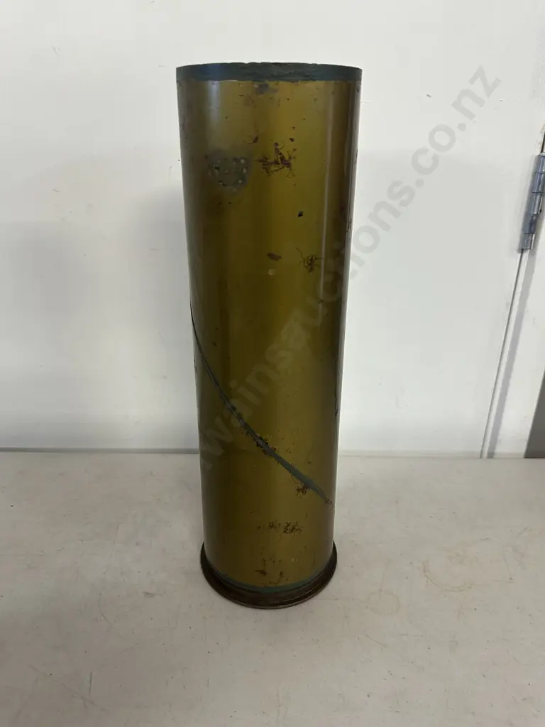 Vintage Brass Artillery Shell Casing H37cm. Image 1++