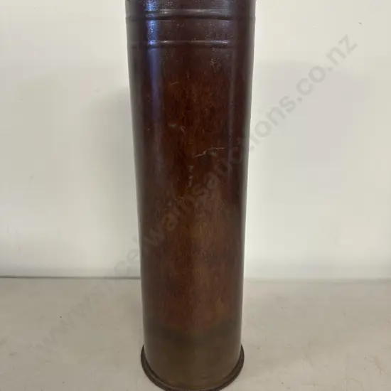 Vintage Brass Artillery Shell Casing H37cm.